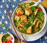 Coconut & coriander tofu noodle bowl One coconut & coriander tofu noodle bowl