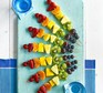 Rainbow fruit skewers Rainbow fruit skewers