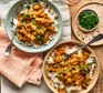Vegetarian Indian recipes Simple mushroom curry in two bowls