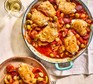 Easy Spanish chicken in a casserole dish