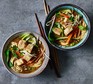 15 quick and healthy dinners to survive the festive season Two bowls of vegan ramen with chopsticks