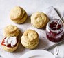 Vegan scones Vegan scones served with jam