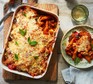 Vegetable pasta bake Vegetable pasta bake in a baking dish