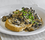 Creamy mushrooms on toast Creamy mustard mushrooms on toast, topped with chives